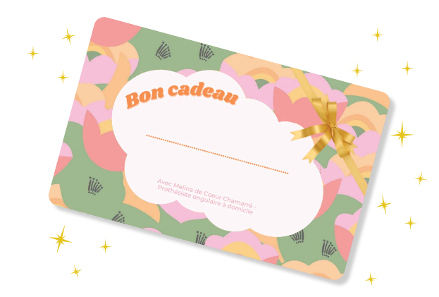 exemple non contractuel de bon ou carte cadeau pour soins d'ongles
