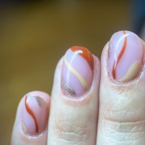 ongles vernis automnal